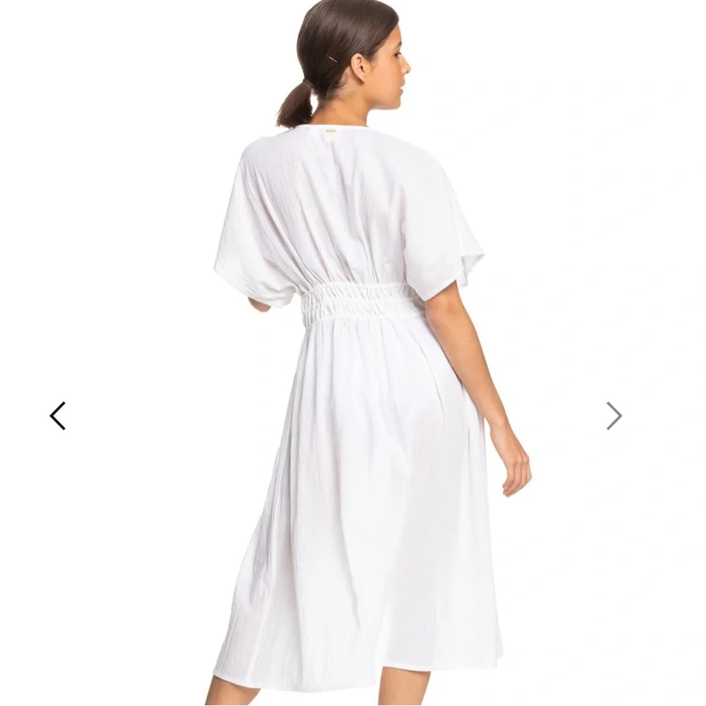 NWT Roxy Summer Story Beach Kimono Dress - Picture 5 of 9